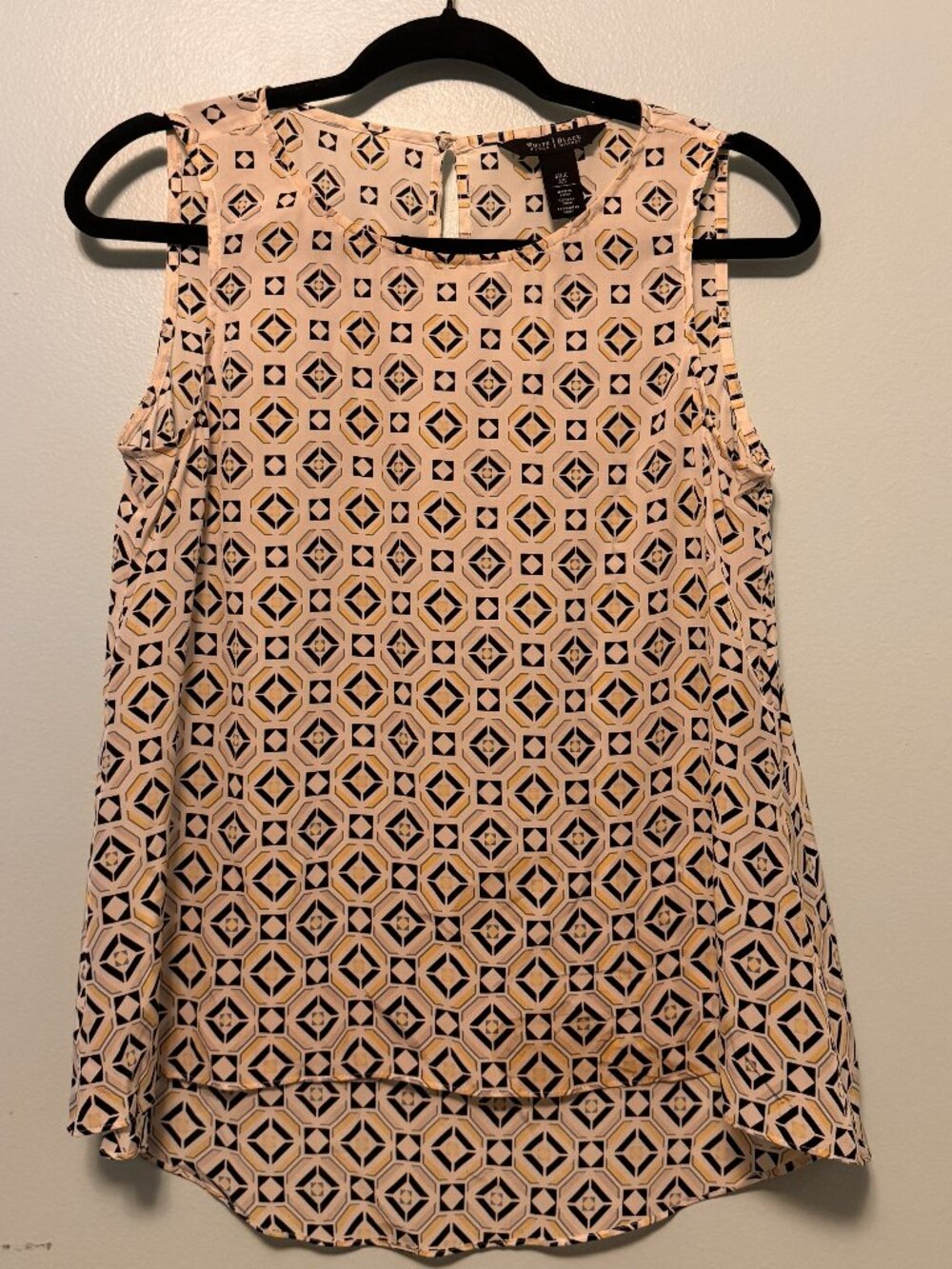 White House Black Market Sleeveless Silk Blouse – XS - JK0479